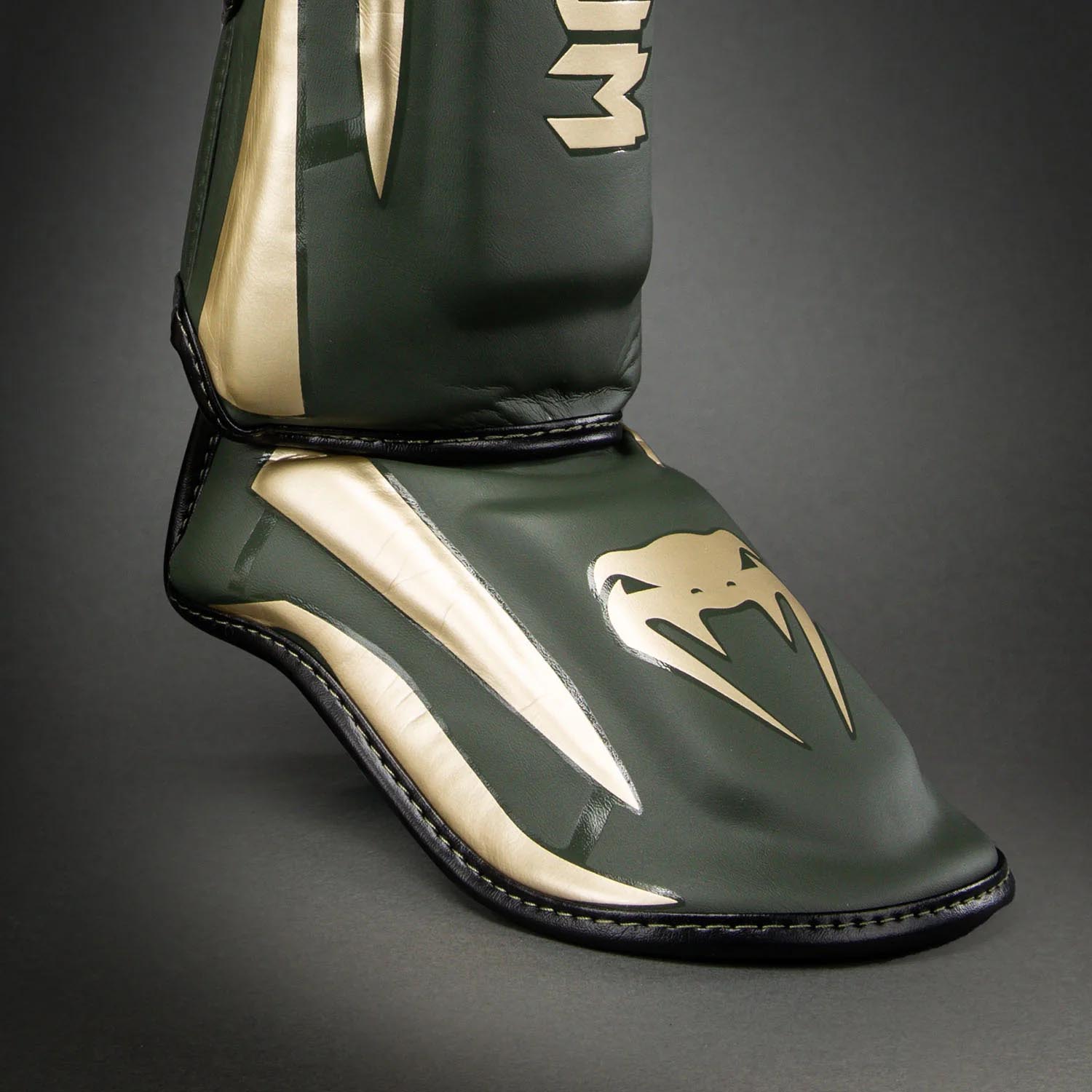 VENUM Shin Guard, Elite, khaki-gold, L
