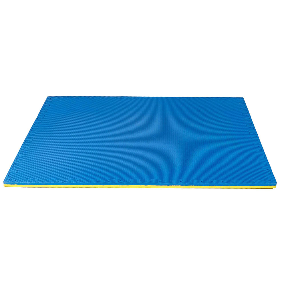 Ju-Sports Puzzle Mat, Econo Cross, yellow-blue, 2 cm