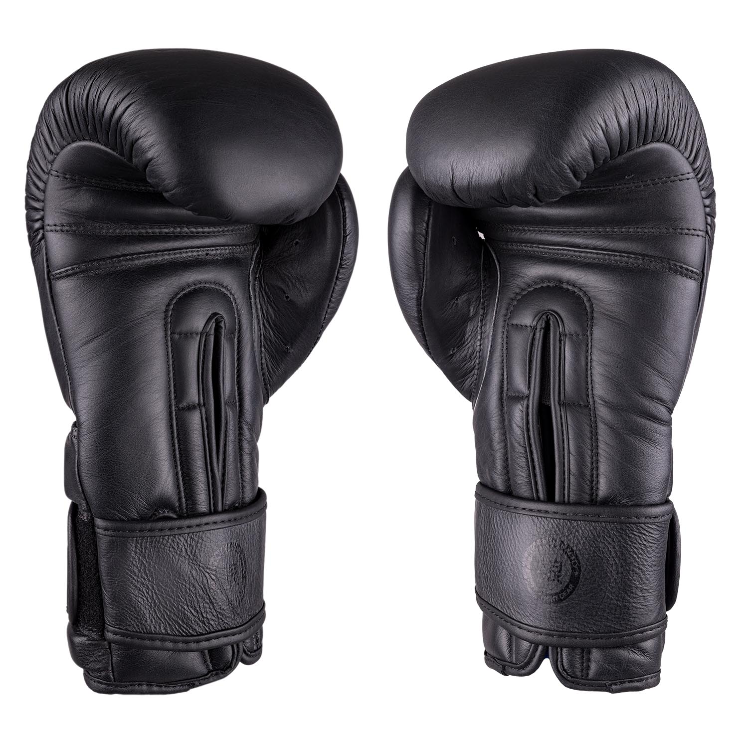 OKAMI Boxing Gloves, Competior V2, black-black, 16 Oz