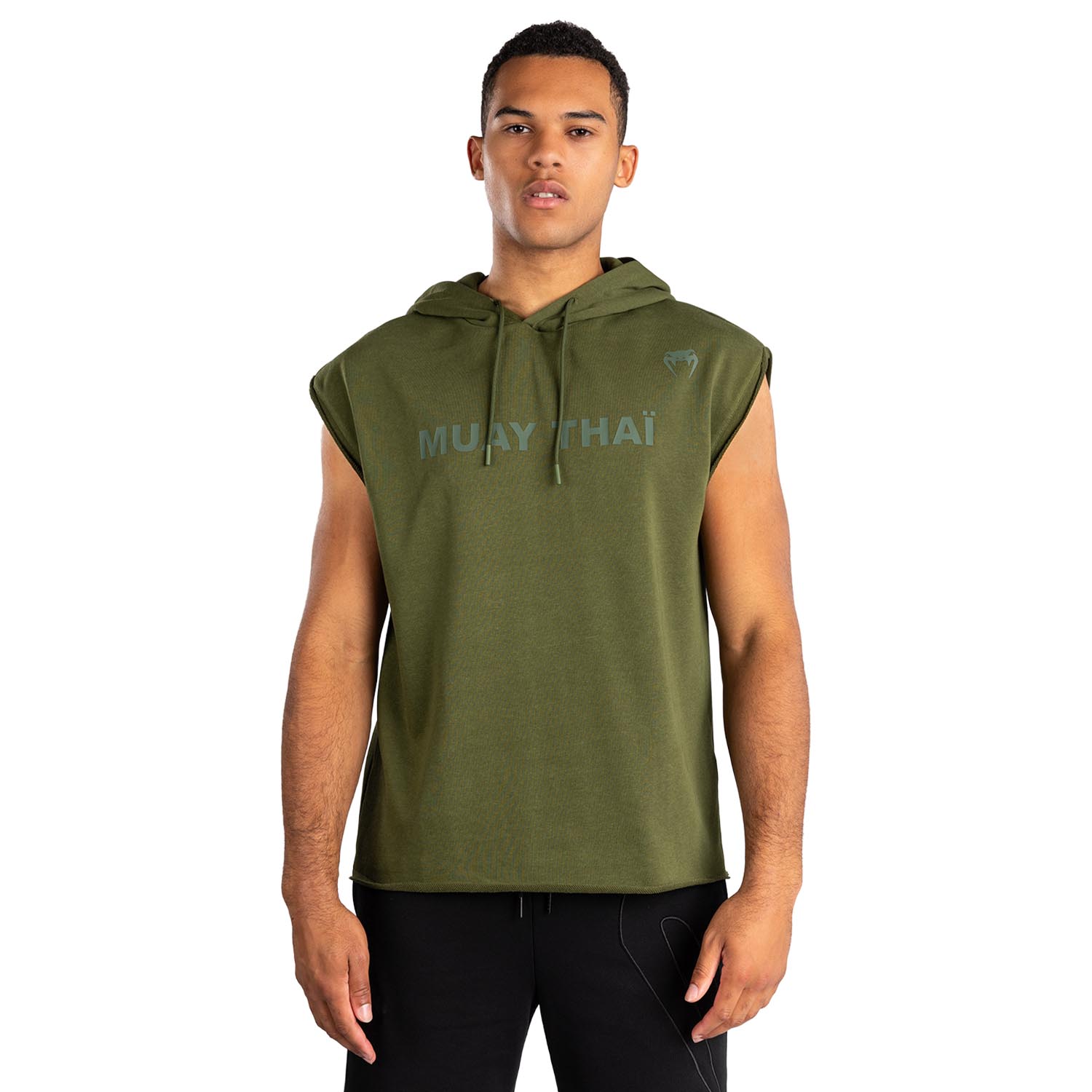 VENUM Hoody, Sleeveless, Muay Thai VT, khaki, S