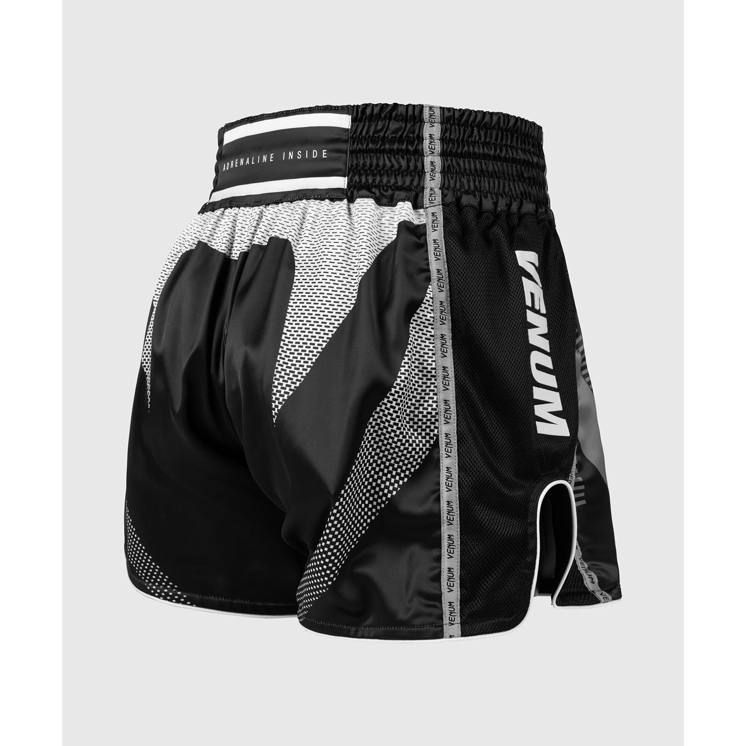 VENUM Muay Thai Shorts, Adrenaline, black-silver, XXL
