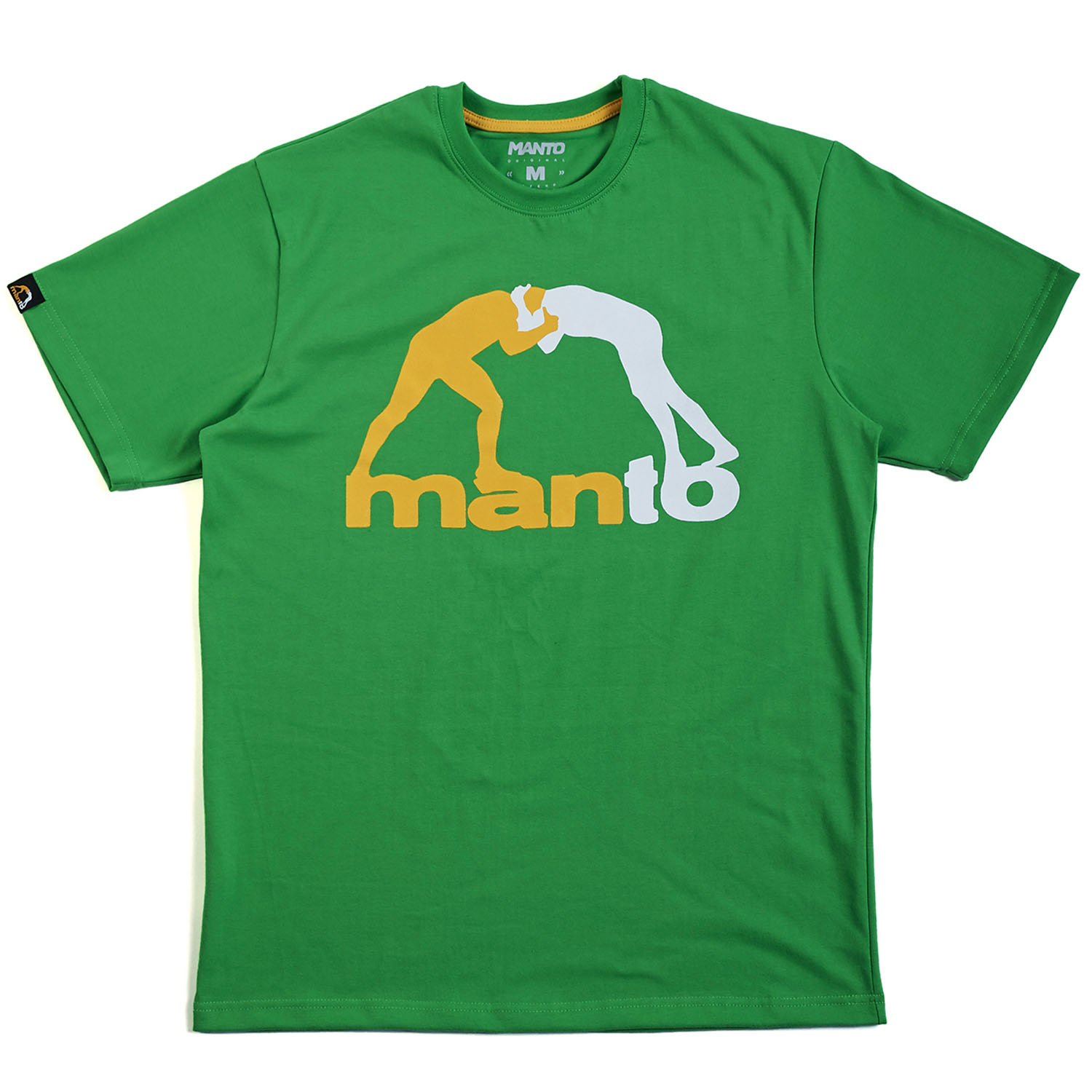 MANTO T-Shirt, Logo, grün
