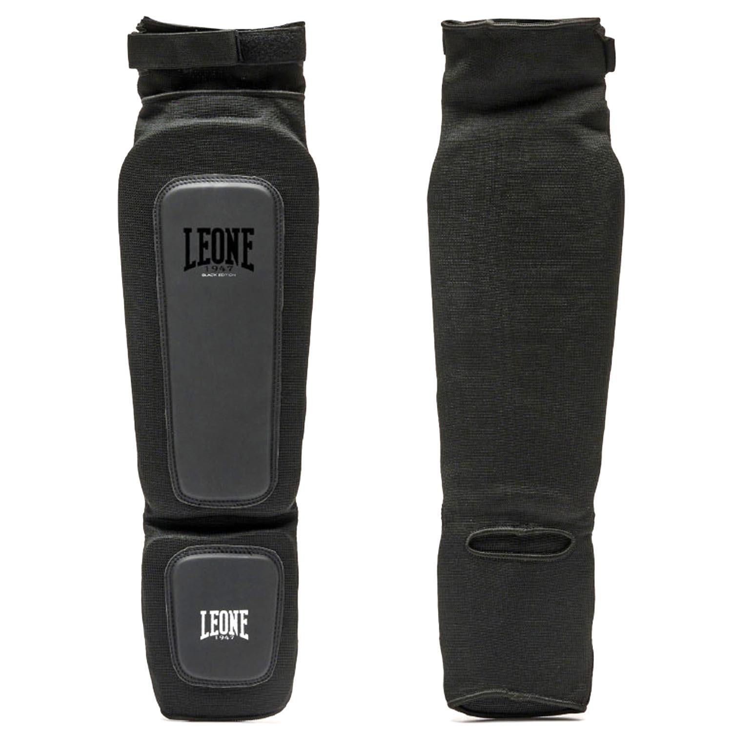 LEONE Shin Guard, Black Edition PT124, black