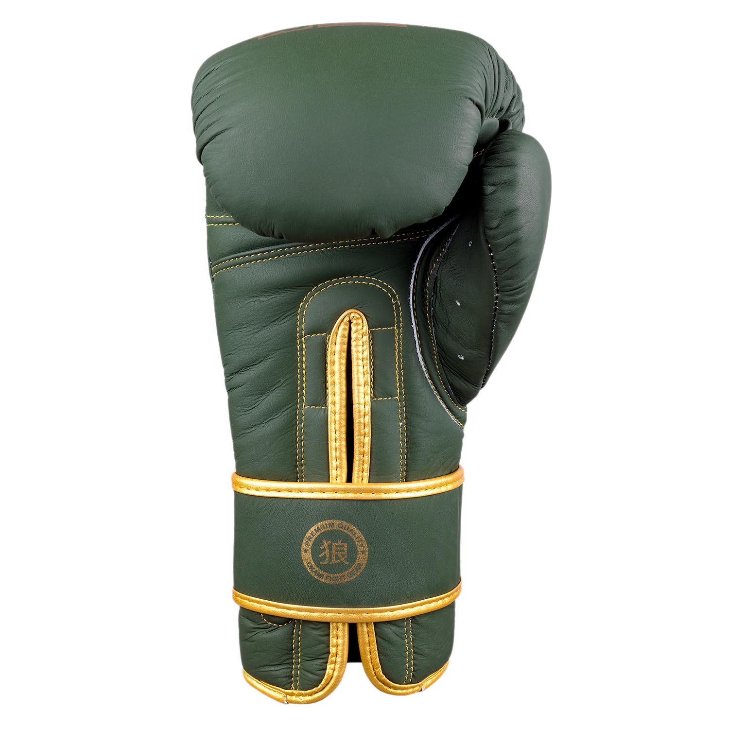 OKAMI Boxing Gloves, Competior V2, olive-gold, 16 Oz