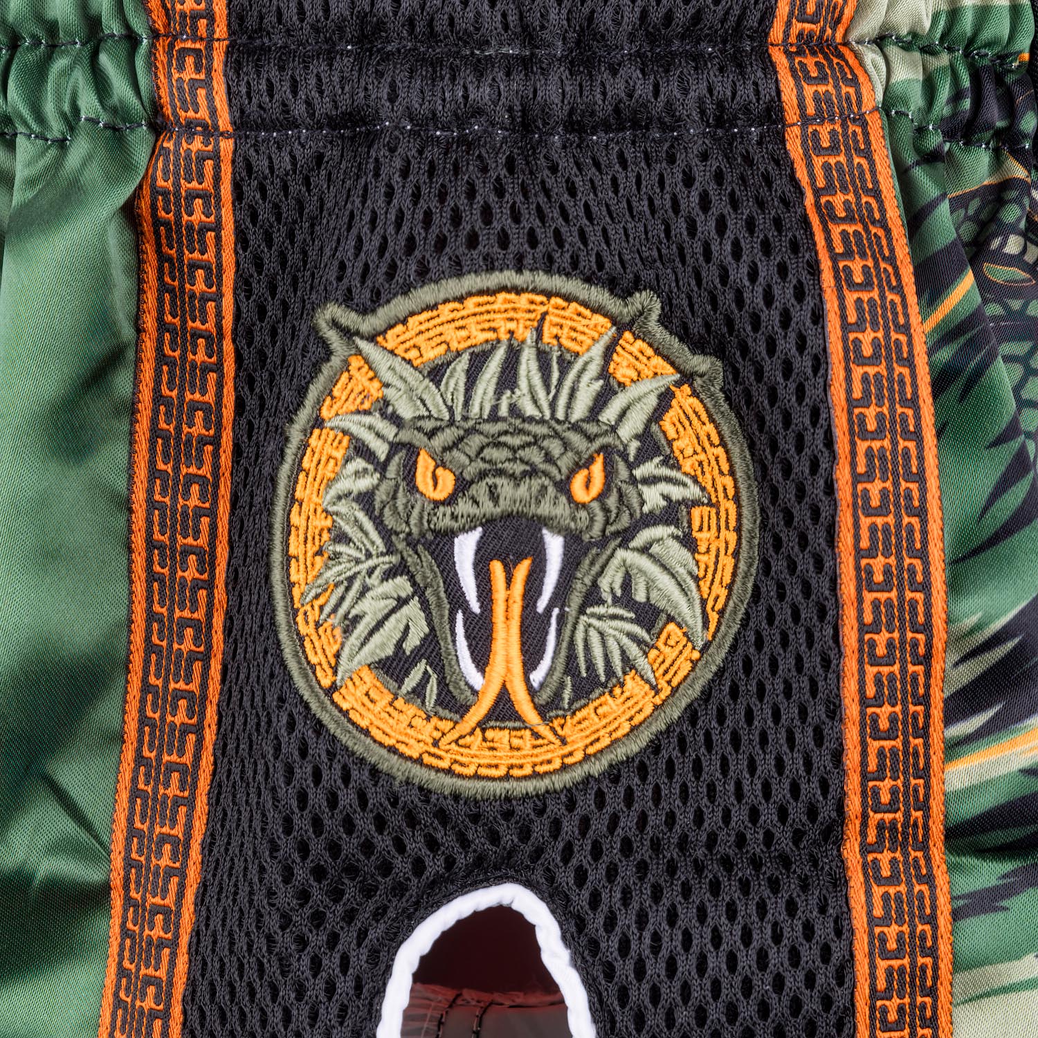 8 WEAPONS Muay Thai Shorts, Kids, Beastial Viper, khaki, 12-14 Y