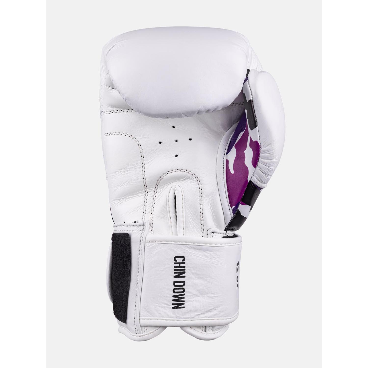 RINGLIFE Boxing Gloves, Unit, white-purple-camo 16 Oz