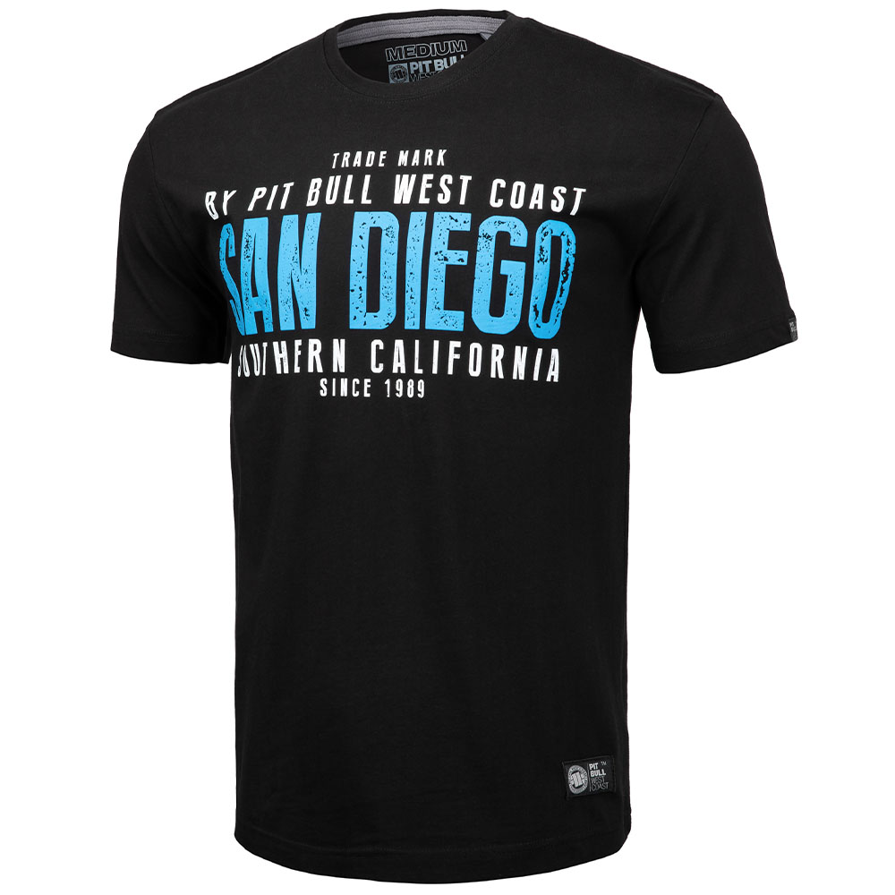 Pit Bull West Coast T-Shirt, San Diego II, schwarz