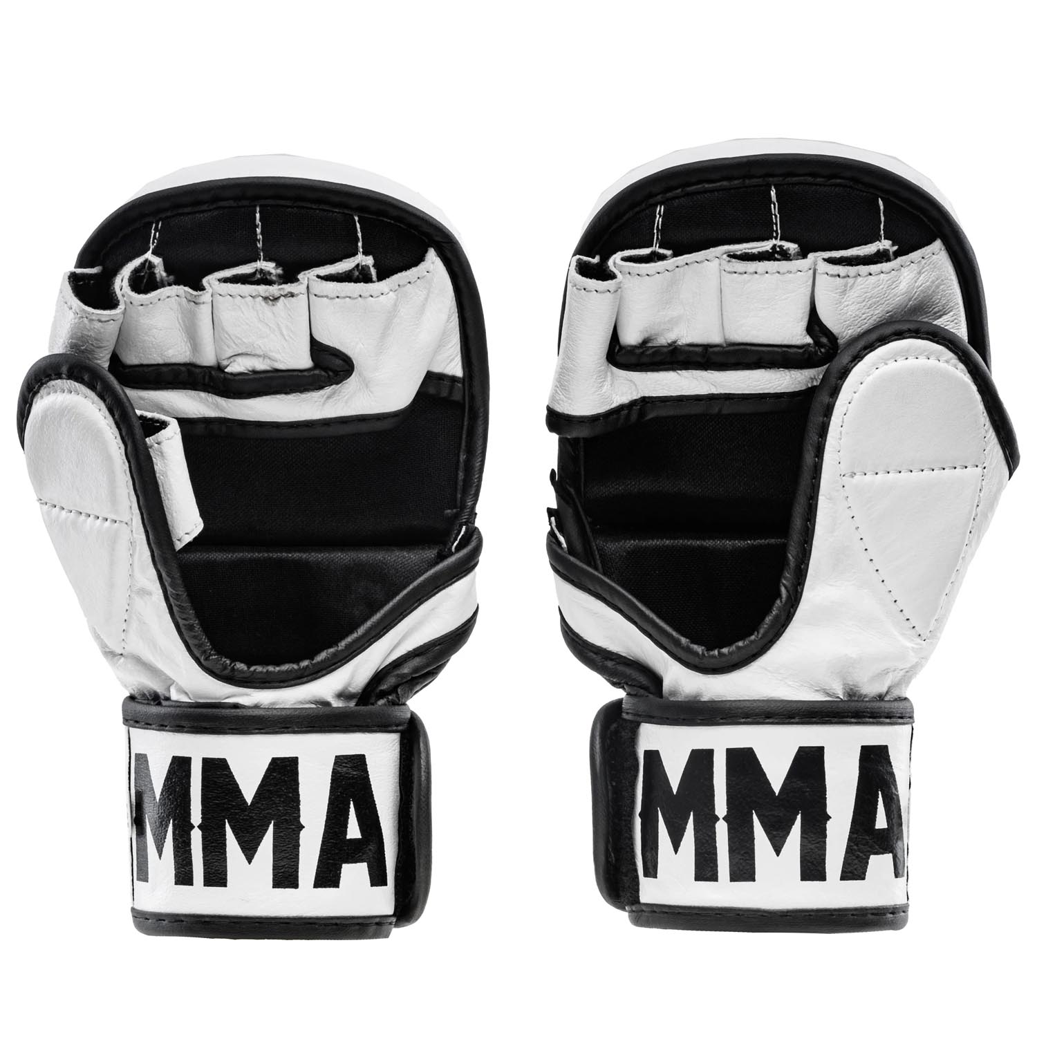 ASKARI MMA Sparring Gloves, Troublemaker, white-black, XL