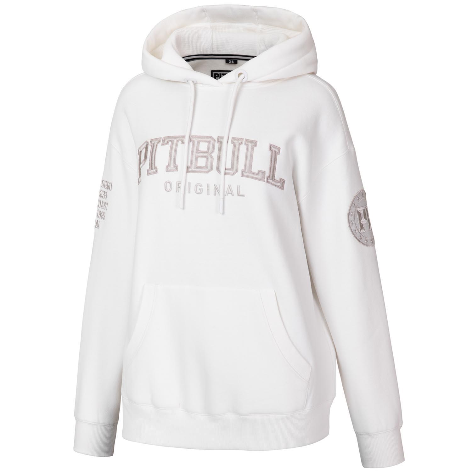 Pit Bull West Coast Hoody, Damen, Tyrian, weiß, L
