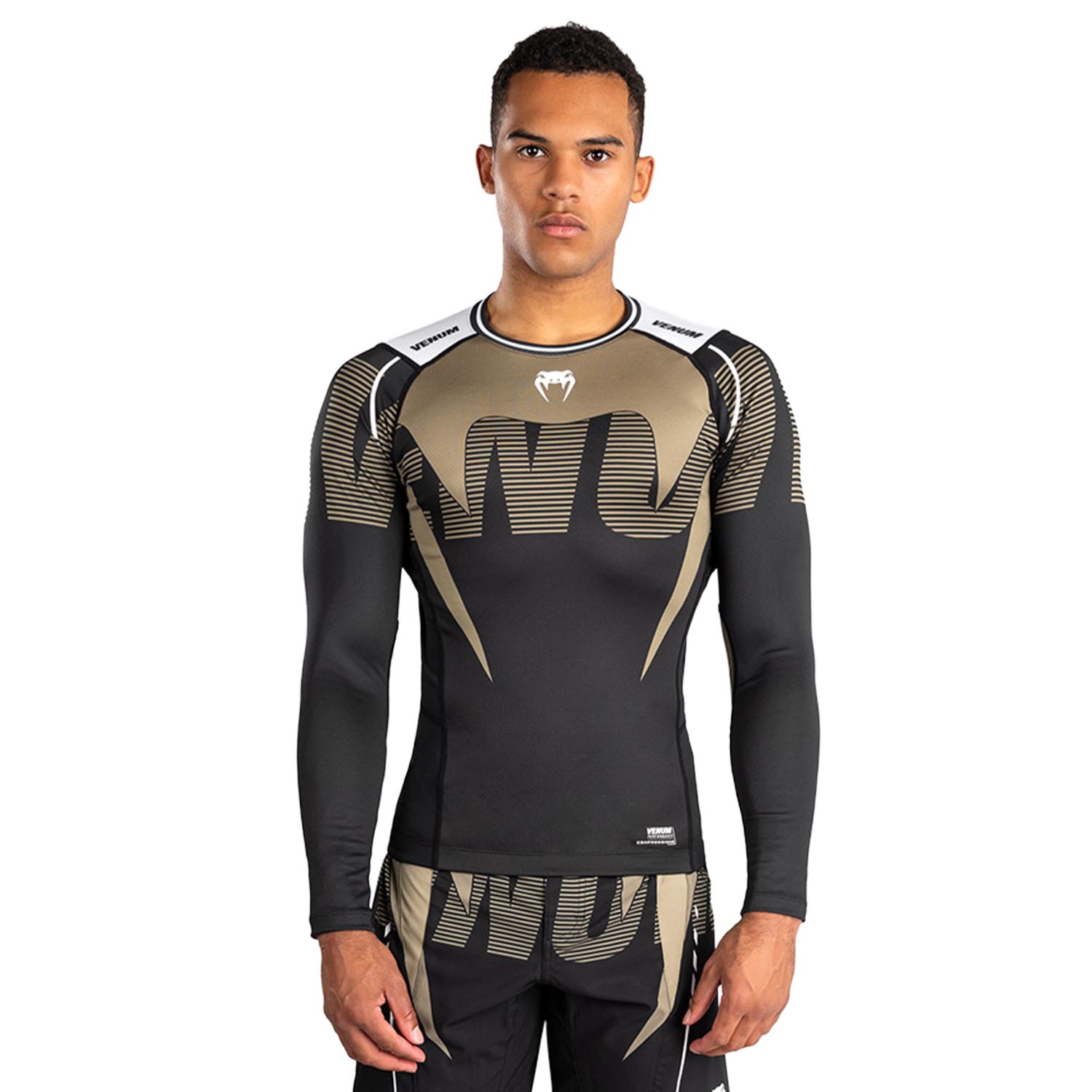 VENUM Rashguard, L/S, Adrenaline, black-sand, L