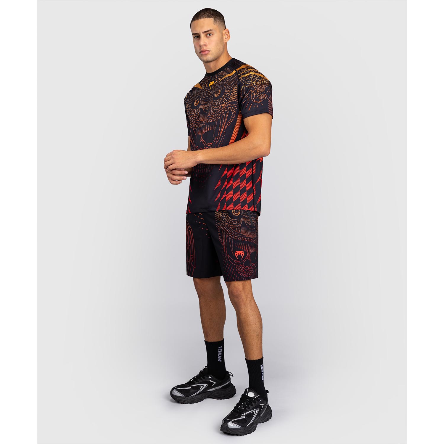 VENUM Dry Tech T-Shirt, Quetzel Fury, black-red, S