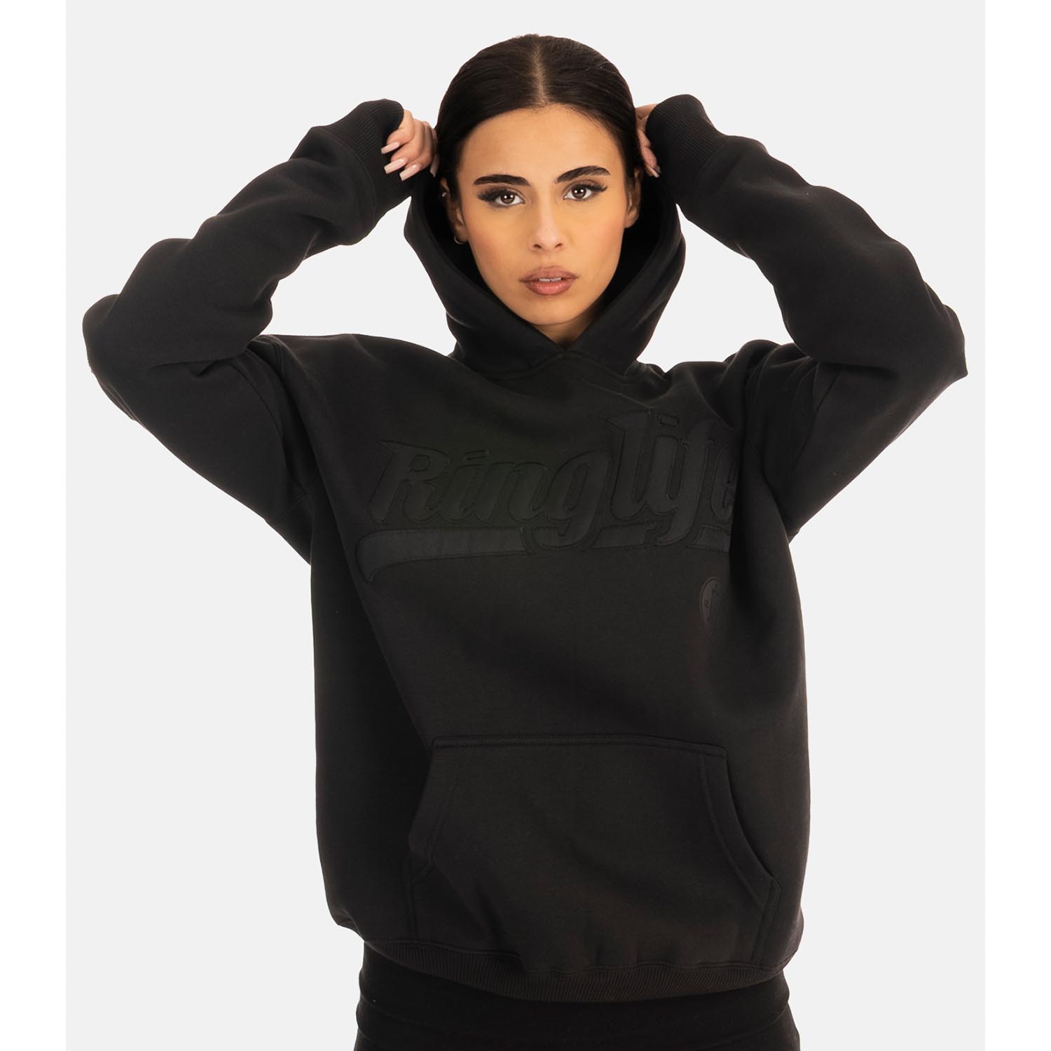 RINGLIFE Hoodie, College, black-black, XXL