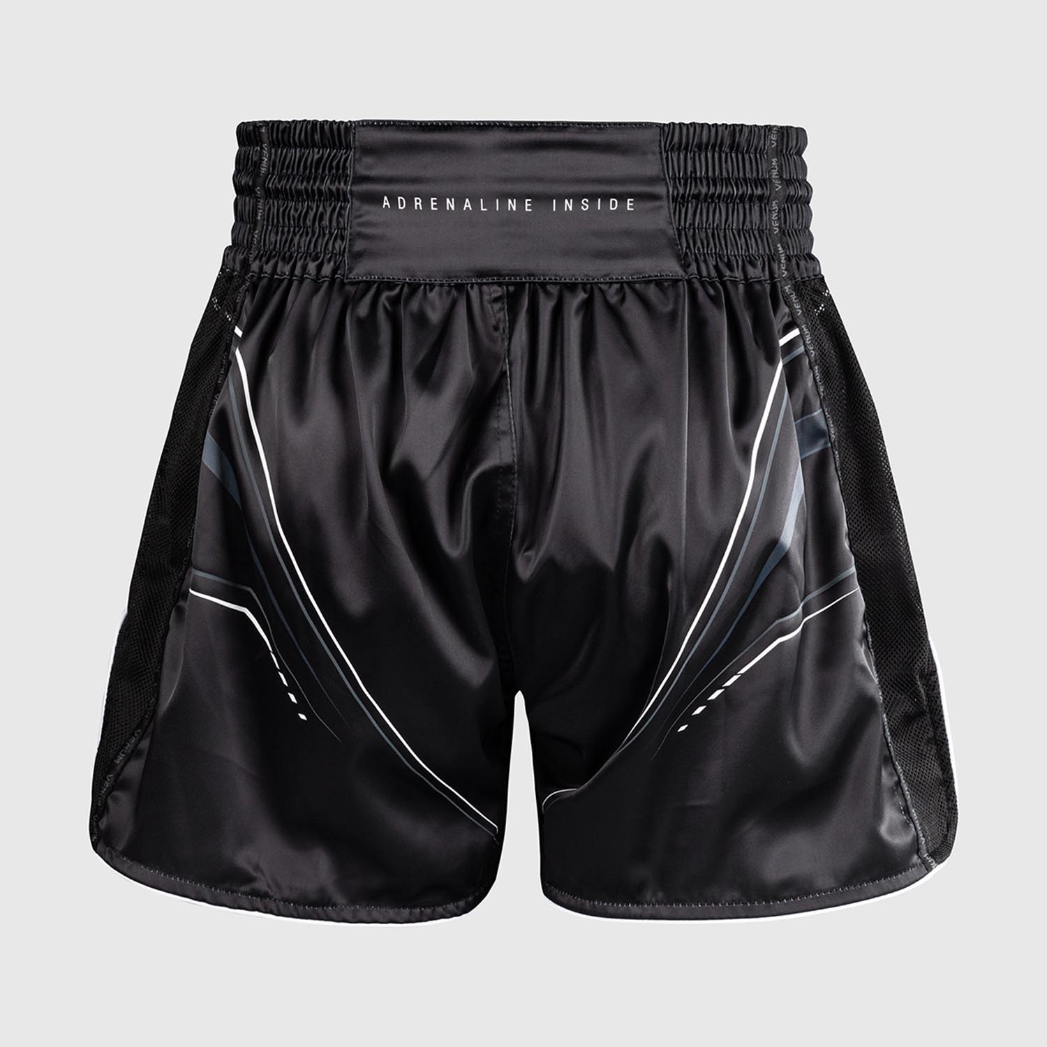 VENUM Muay Thai Shorts, Streamline, black-white, M