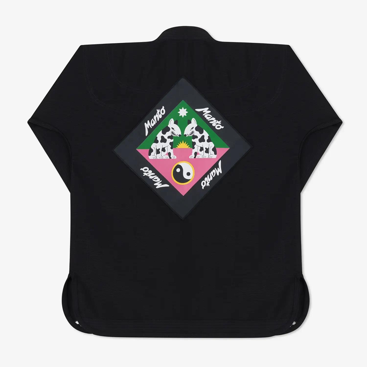 MANTO BJJ GI, Dogs, black, A4