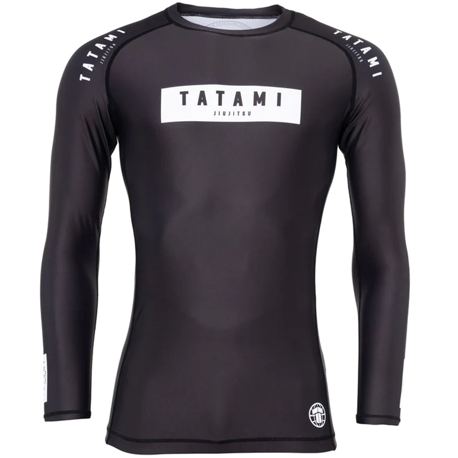 Tatami Rashguard, L/S, Athlete, black-white, S