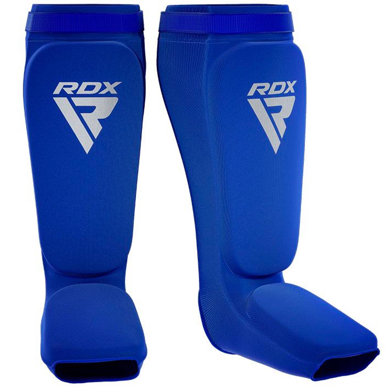 RDX Schienbeinschoner, blau-weiß