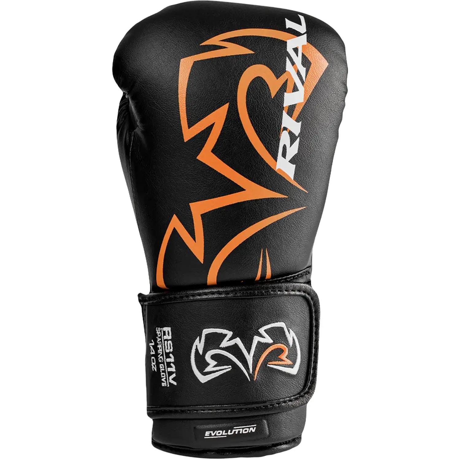 Rival Boxing Gloves, RS11V, Evolution, black, 14 Oz