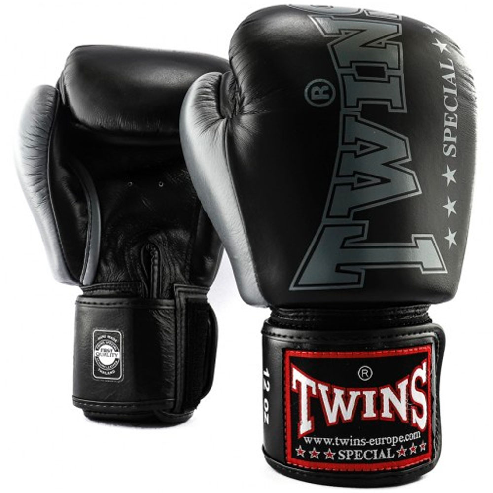 TWINS Special Boxhandschuhe, Leder, BGVL-8, schwarz