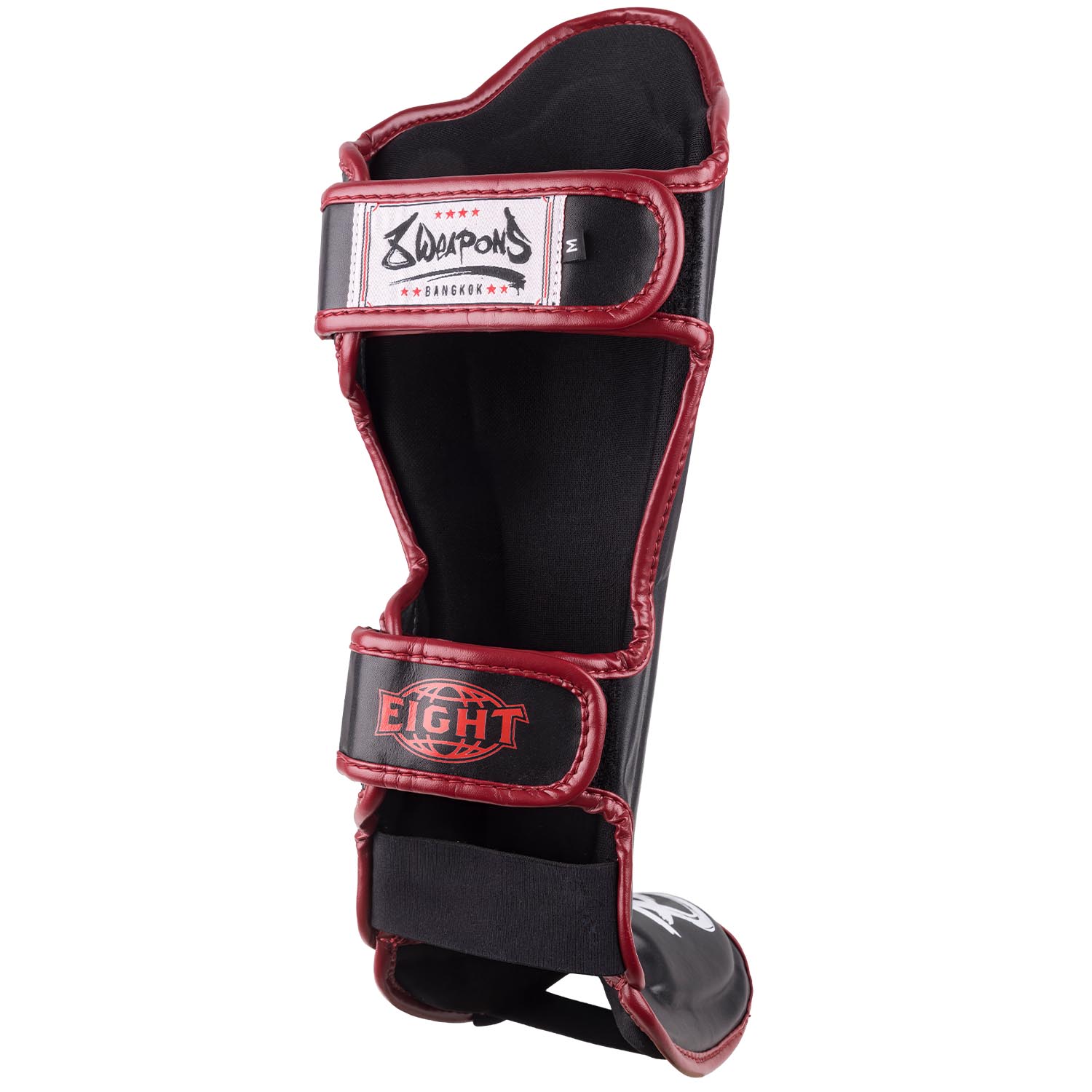 8 WEAPONS Shin Guards, Bangkok, black-white, XL