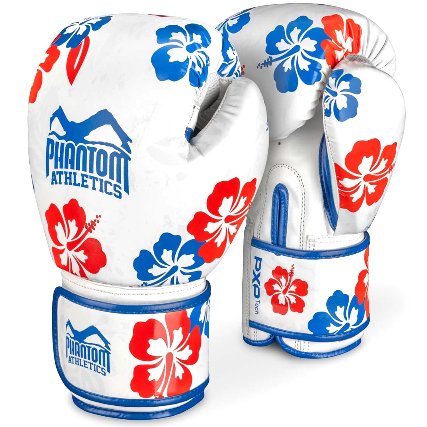Phantom Athletics Boxing Gloves, Hawaii, white-blue-red, 14 Oz | Boxing ...