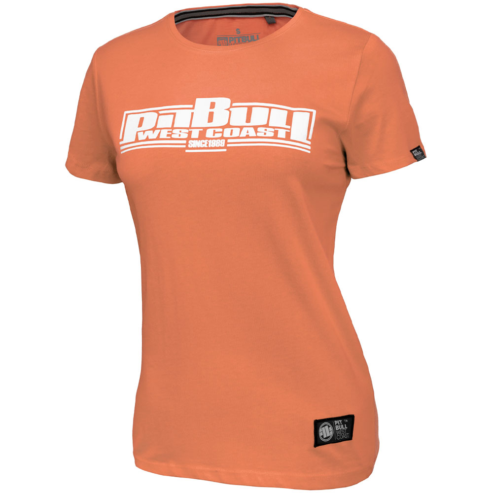 Pit Bull West Coast T-Shirt, Damen, Classic Boxing, coral