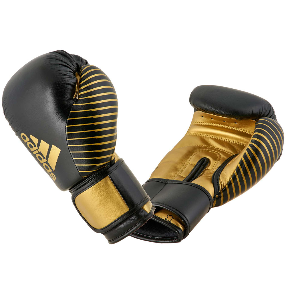 adidas Boxhandschuhe, Wettkampf 200, schwarz-gold