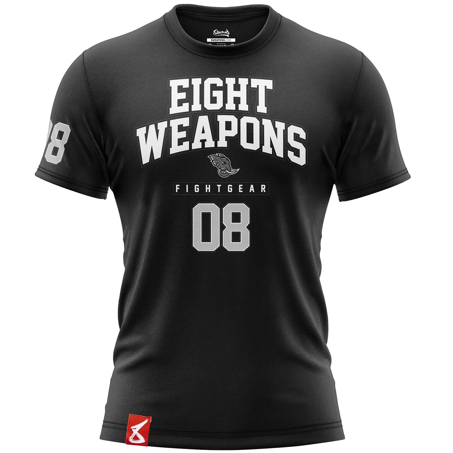 8 WEAPONS T-Shirt, Team 08 2.0, schwarz, S