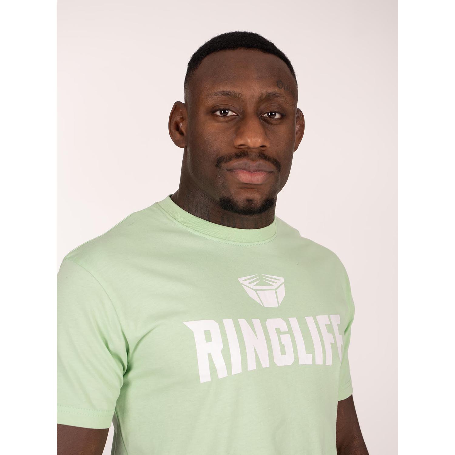 RINGLIFE T-Shirt, Logo 2.0, mint-white, L