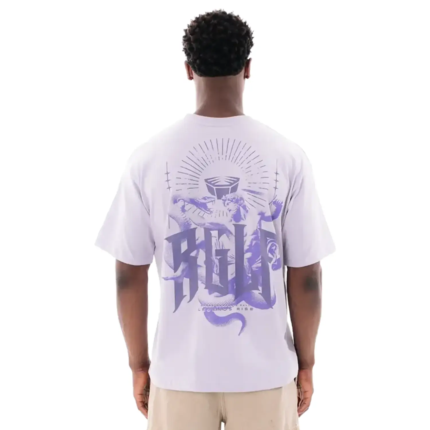 RINGLIFE T-Shirt, Oversized, Serpent, lavender, XXXL