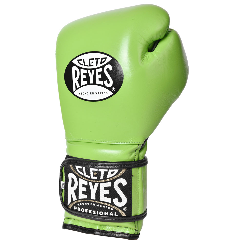 Cleto Reyes Boxing Gloves, Velcro Sparring, green, 12 Oz