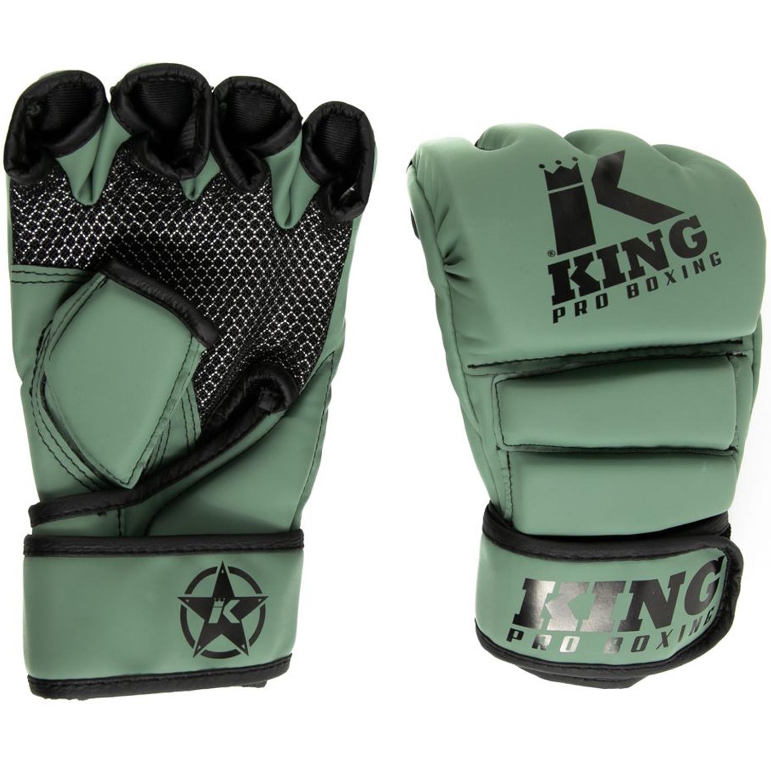 KING PRO BOXING MMA Gloves, Revo 3, khaki XL