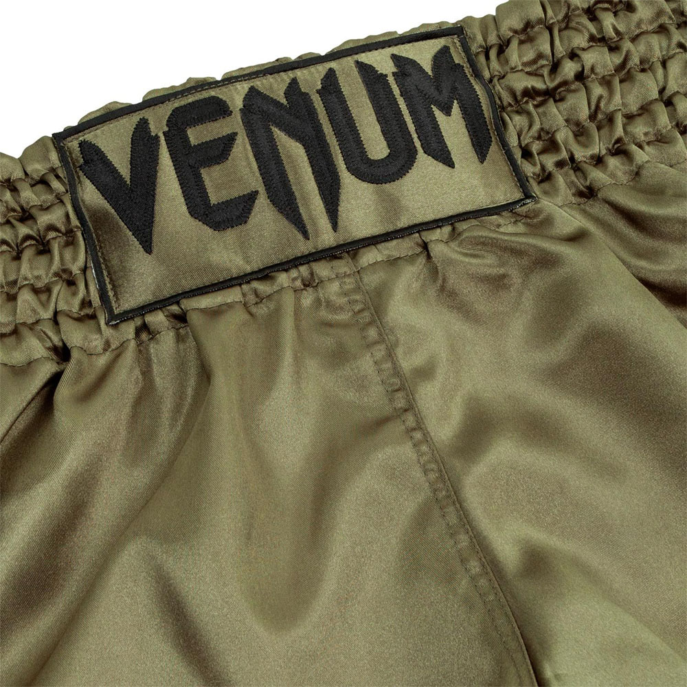 VENUM Muay Thai Shorts, Classic, olive-schwarz, M