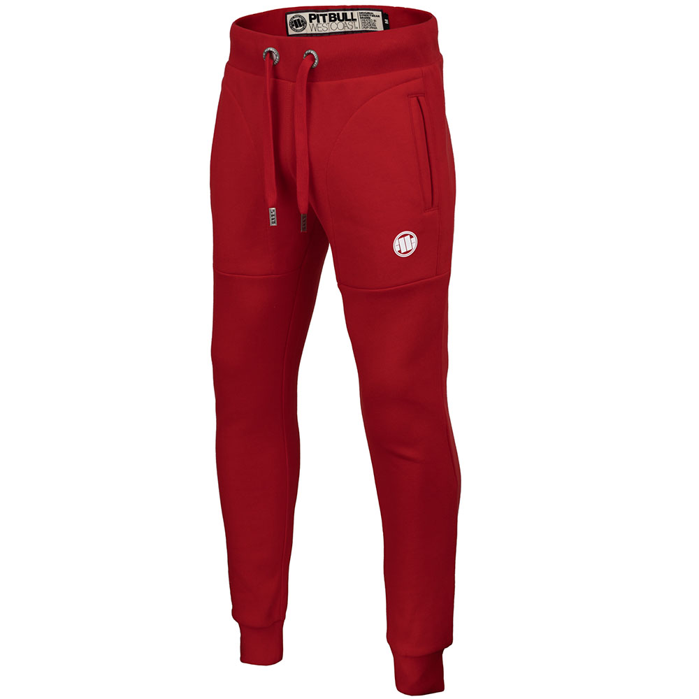Pit Bull West Coast Jogginghosen, Small Logo, rot, XXL