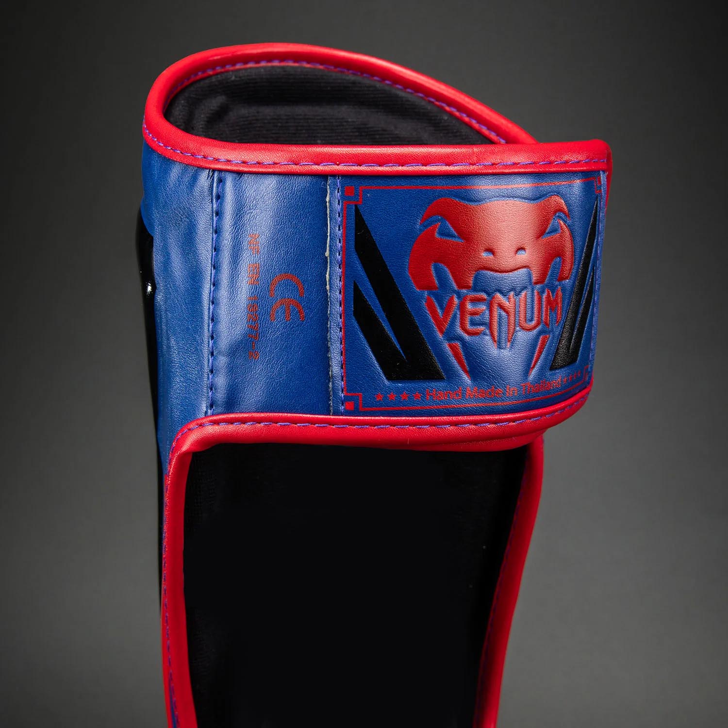 VENUM Shin Guard, Elite, blue-red, XL