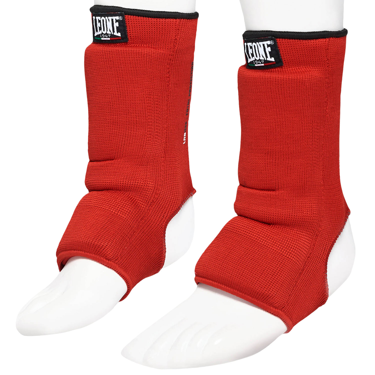 LEONE Ankle Guards, Padded Ankleguards, red, L
