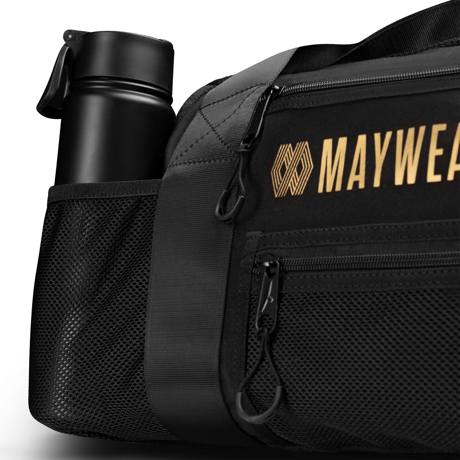 Hayabusa Sport Bag, Mayweather, Mesh Bag, black-gold