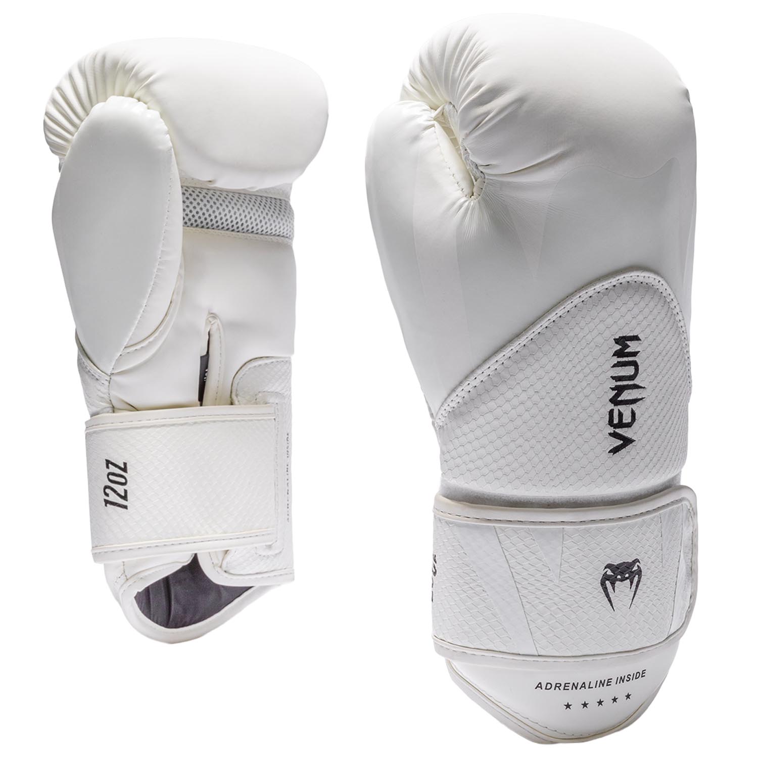 VENUM Boxing Gloves, Challenger 4.0 Scales, ivory, 12 Oz