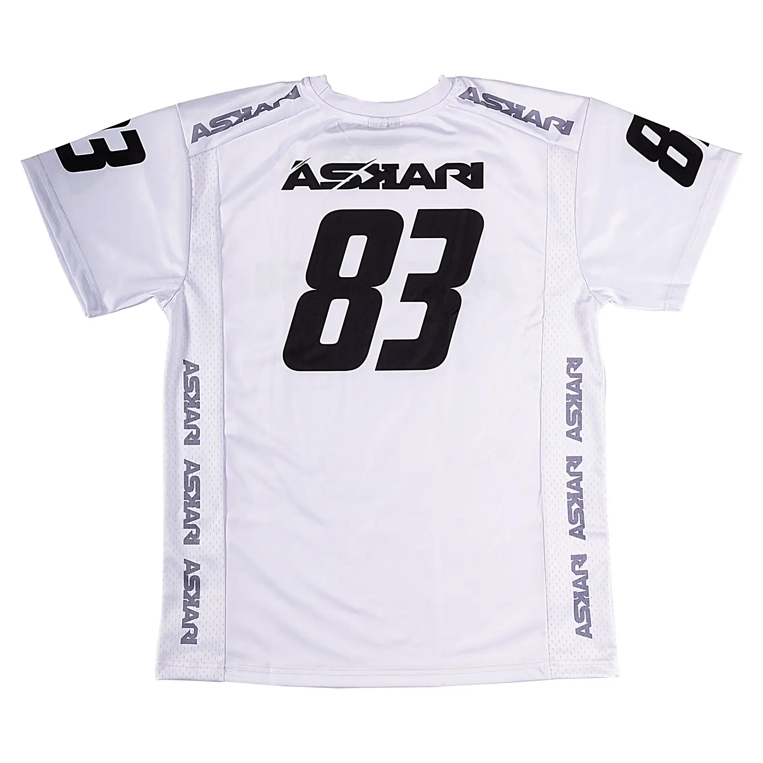 ASKARI Dry Tech T-Shirt, Baller, white-black, XXXL