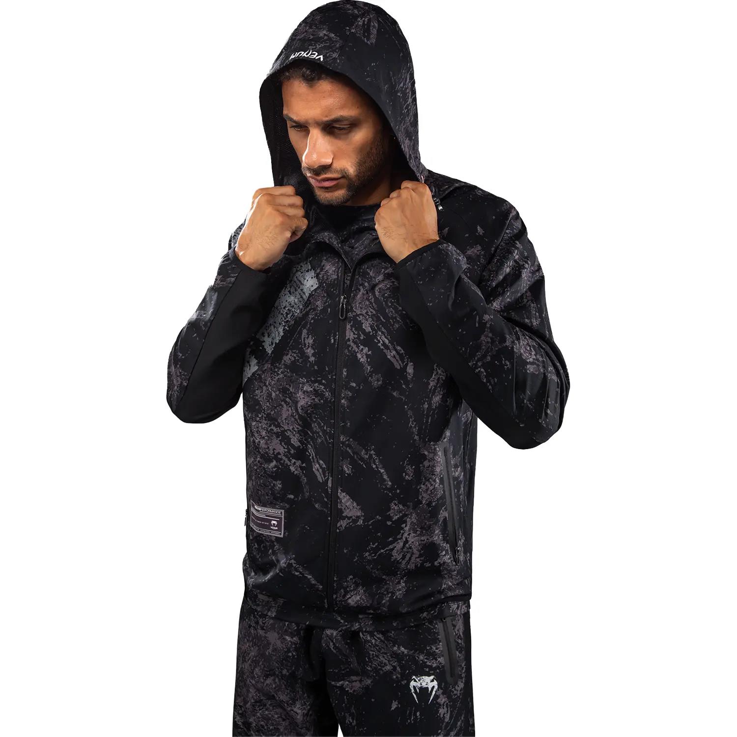 VENUM Trainings Jacket, Rage & Workout, black-grey, S