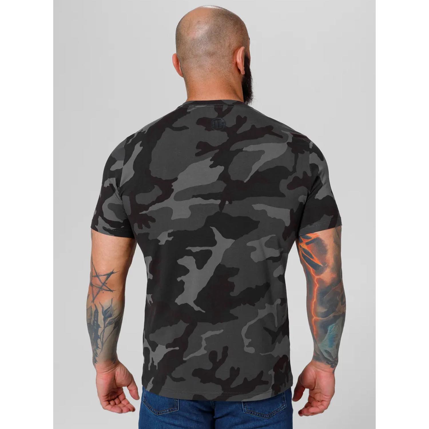 Pit Bull West Coast, T-Shirt, Classic Boxing Slim Fit, camo-black, L