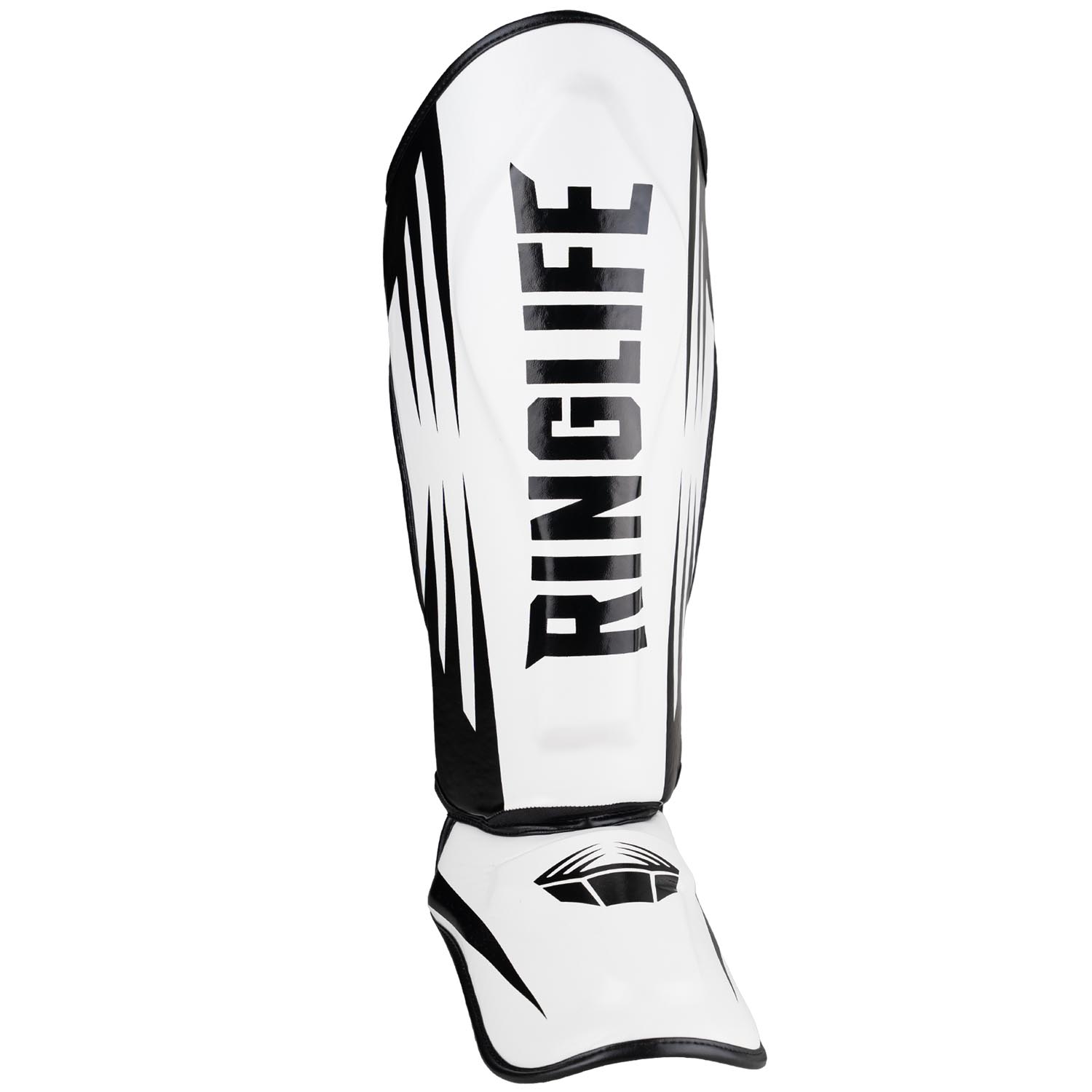 RINGLIFE Shin Guards - No.1 white-black XL