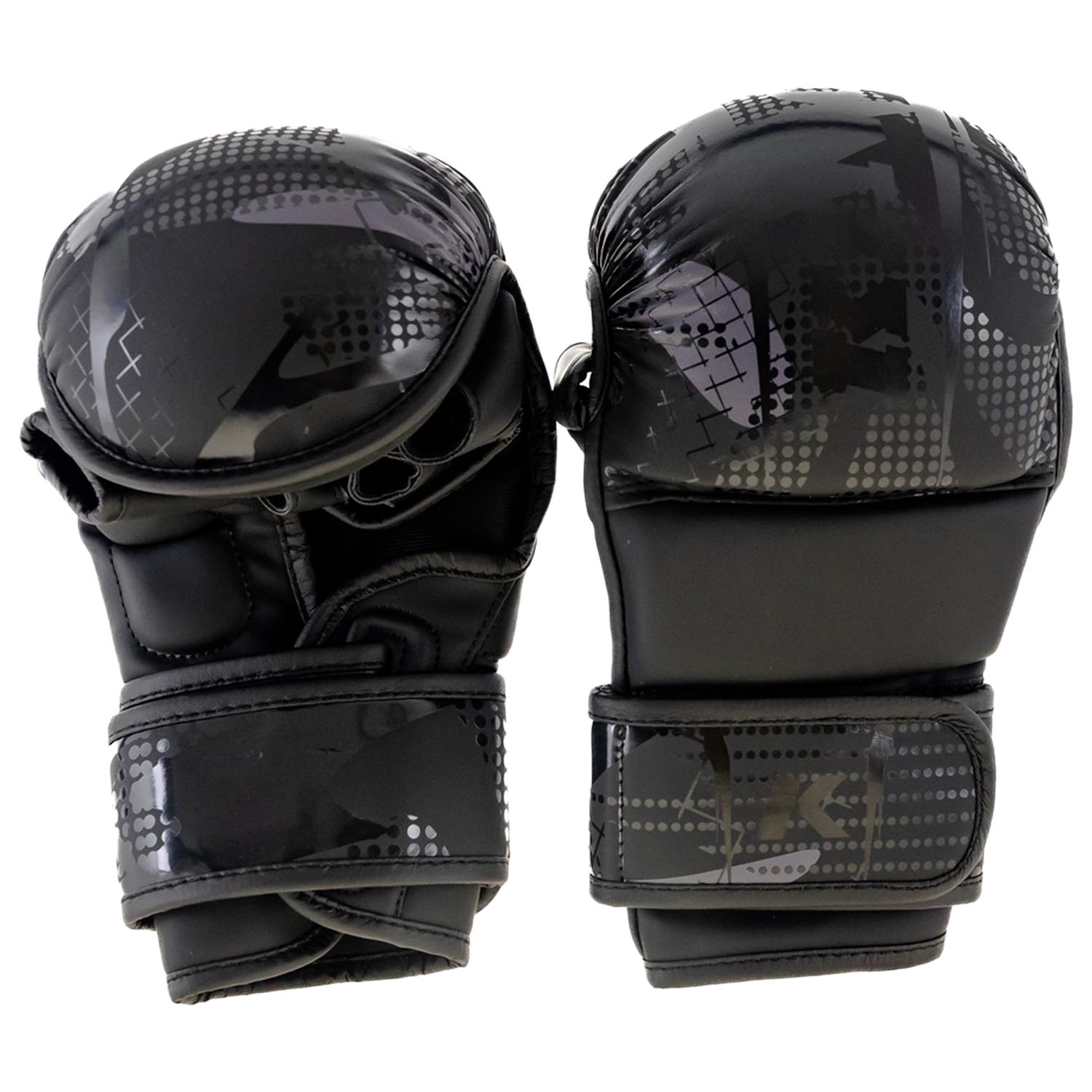 KING PRO BOXING MMA Sparring Gloves, Shogun 1, black-black, L