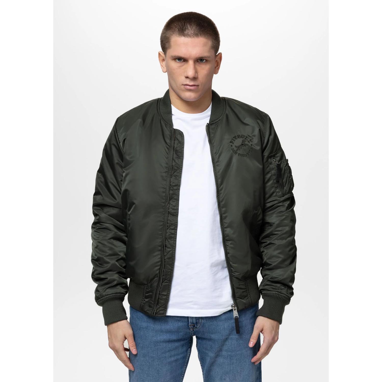 Pit Bull West Coast Bomber Jacket, Hacket, khaki, XXXL