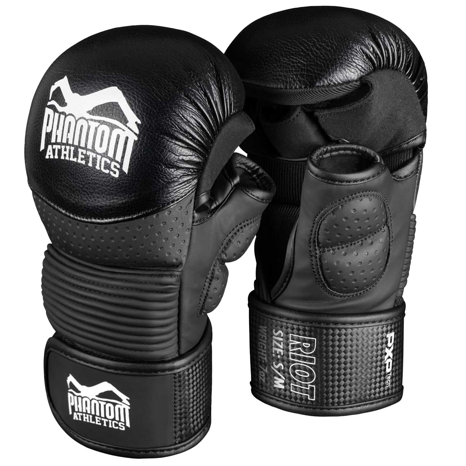 Phantom Athletics MMA Boxing Gloves, Riot Pro, black