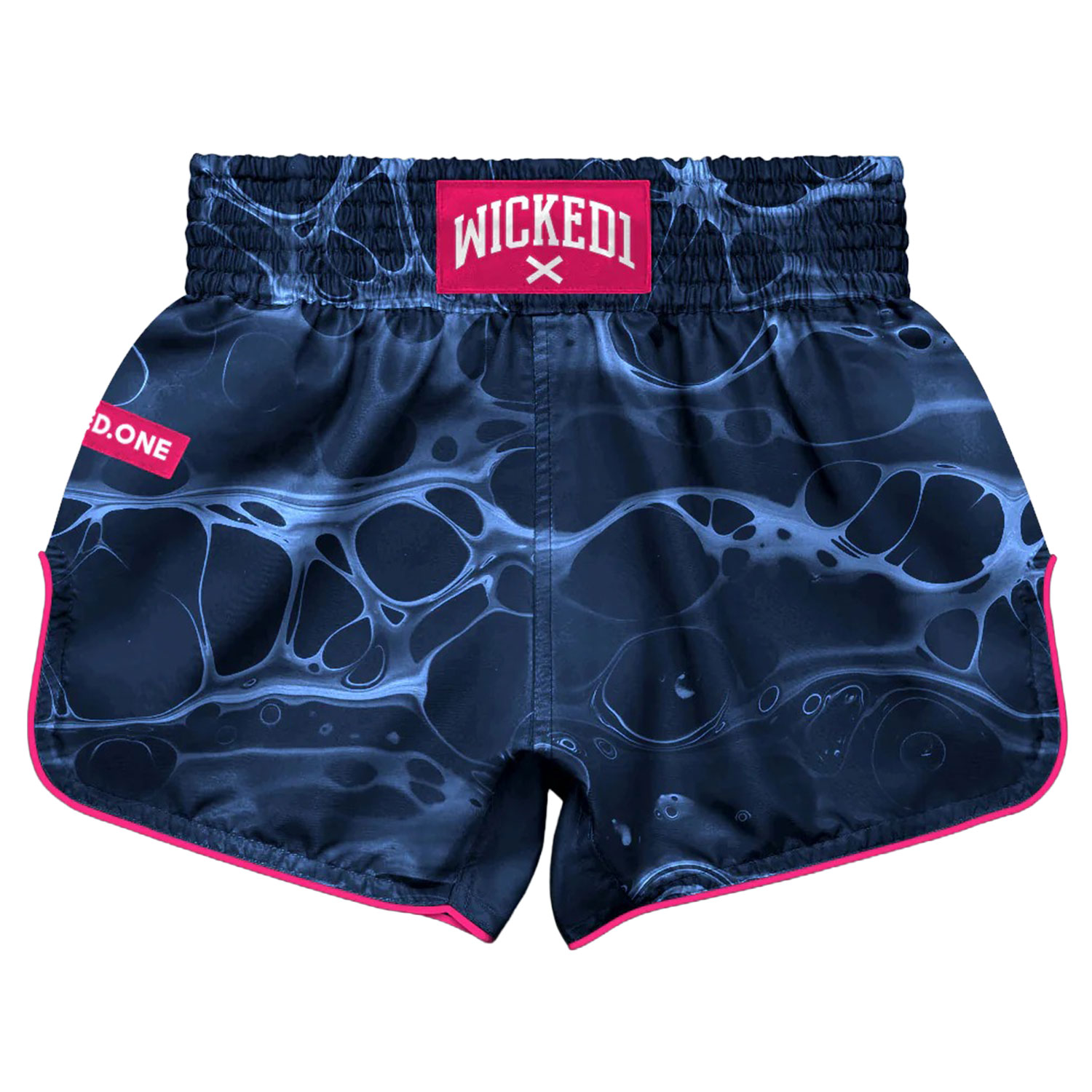 Wicked One Muay Thai Shorts, Chemist, navy-pink, XL