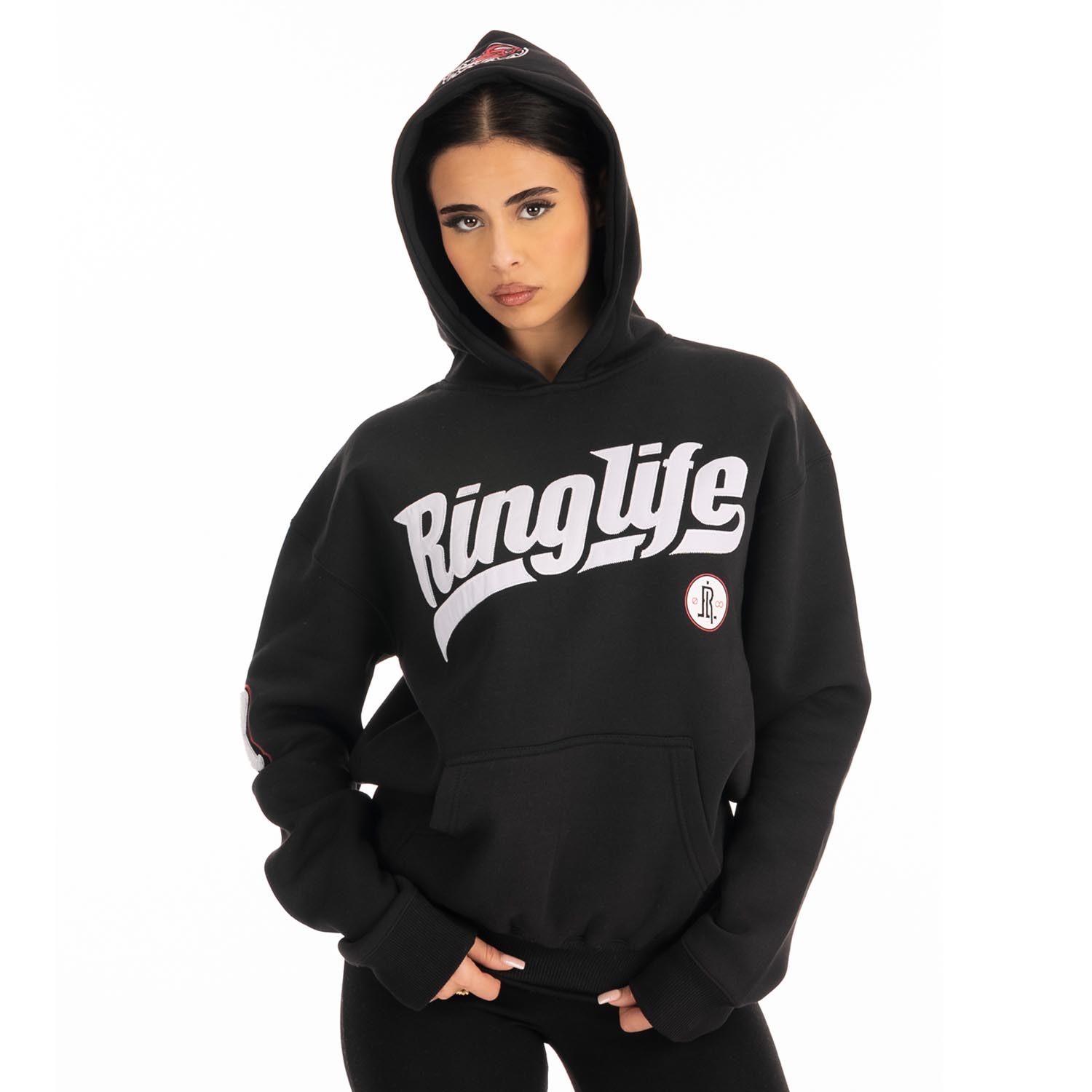 RINGLIFE Hoodie, College, black, XXL