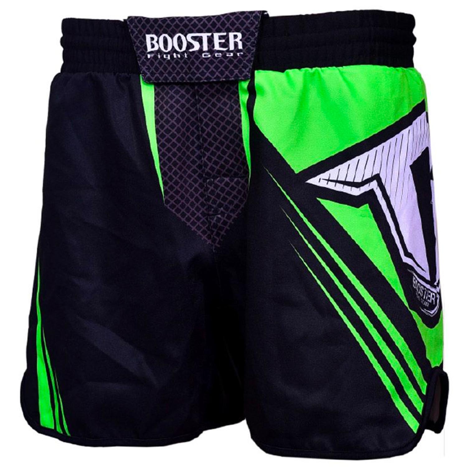 Booster MMA Fight Shorts, Xplosion 3, schwarz-grün, M