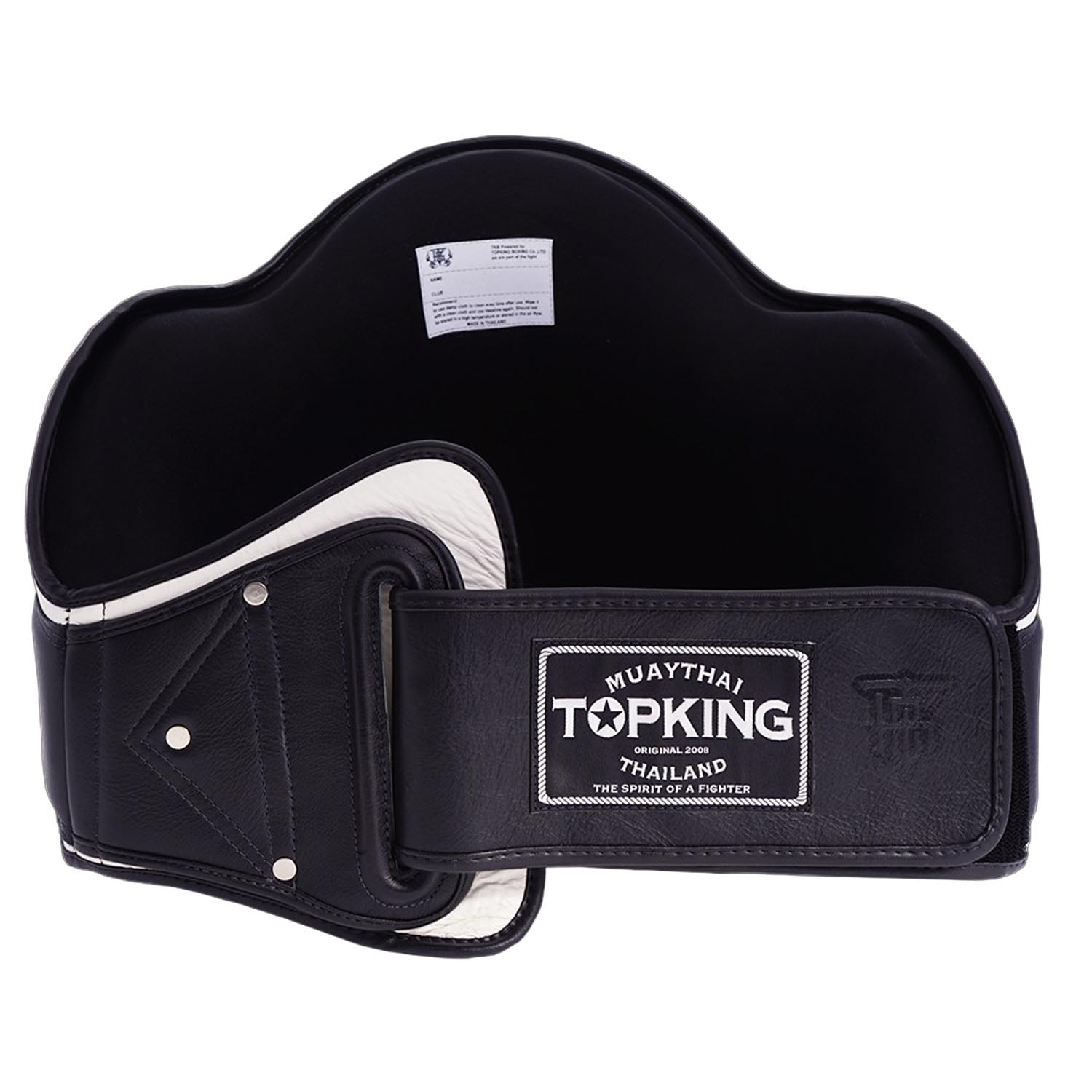 TOP KING BOXING Belly Protector, Ultimate, white-black, L