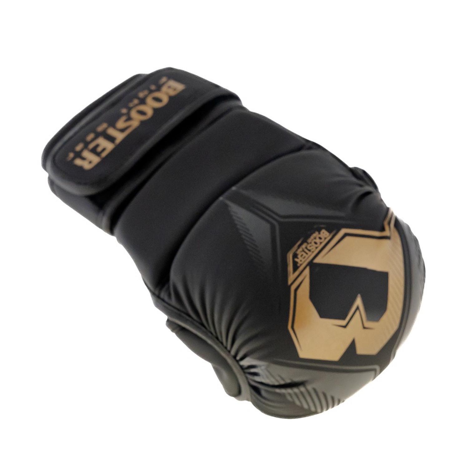 Booster MMA Sparring Gloves, Bangkok Series 1, black-gold, L