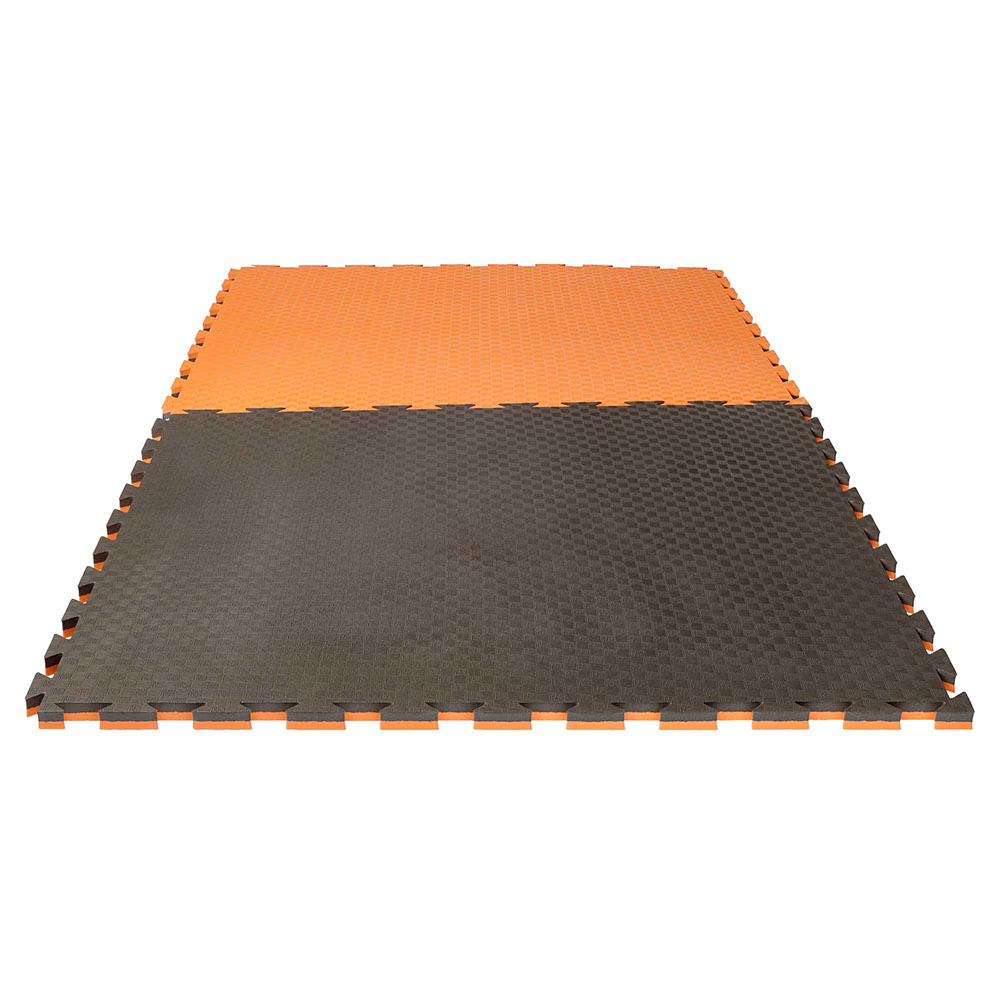 Ju-Sports Puzzle Mat, Pro Checker, grey-orange, 2 cm